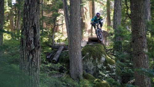 Rider Steve Storey is an absolute professional. As a photographer himself, he understands light and how it will affect a photograph. Having spent over two years as part of the team building and perfecting Salsa Verde, he intimately knows this piece of forest like no one else, including where to be at certain times of day to maximize the light, which was key on such a time sensitive project.