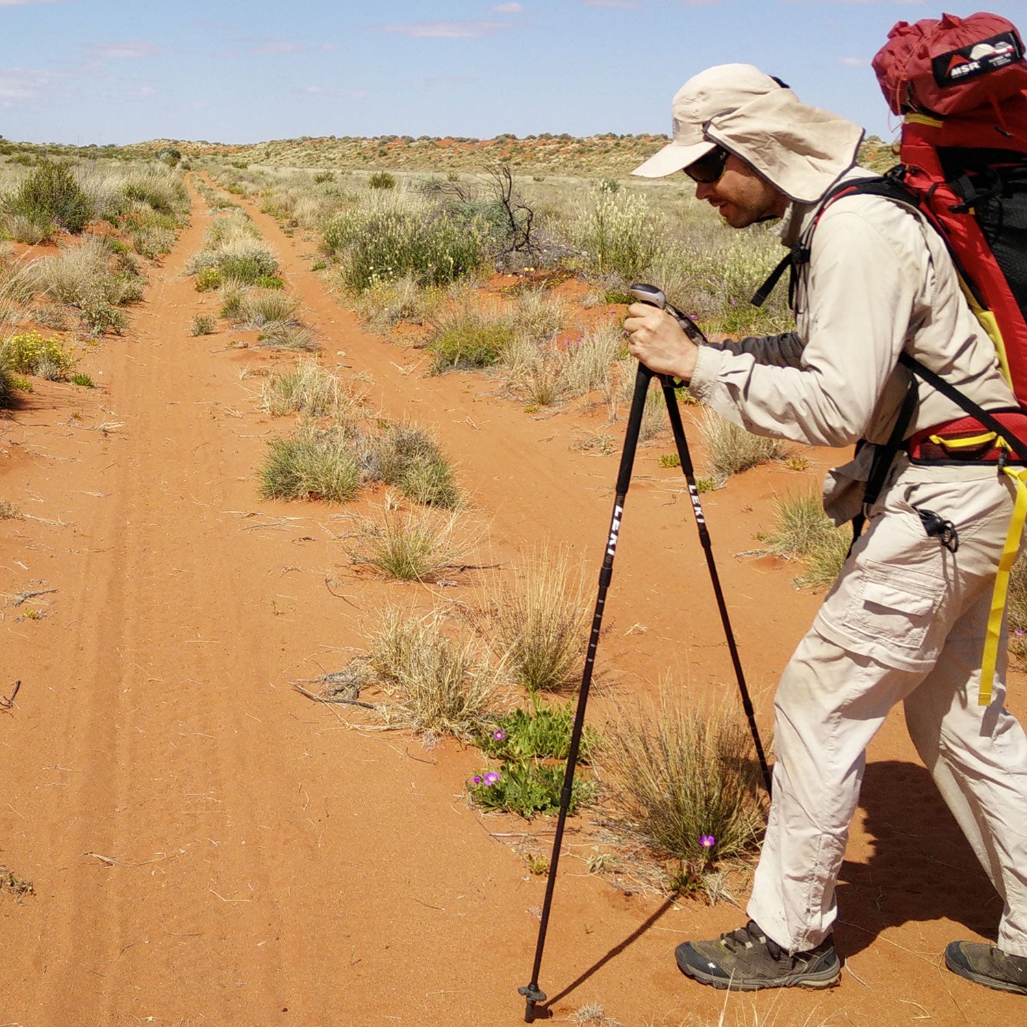 For Louis-Philippe Loncke, backpacking through the world’s harshest environs is quickly becoming his stock and trade.