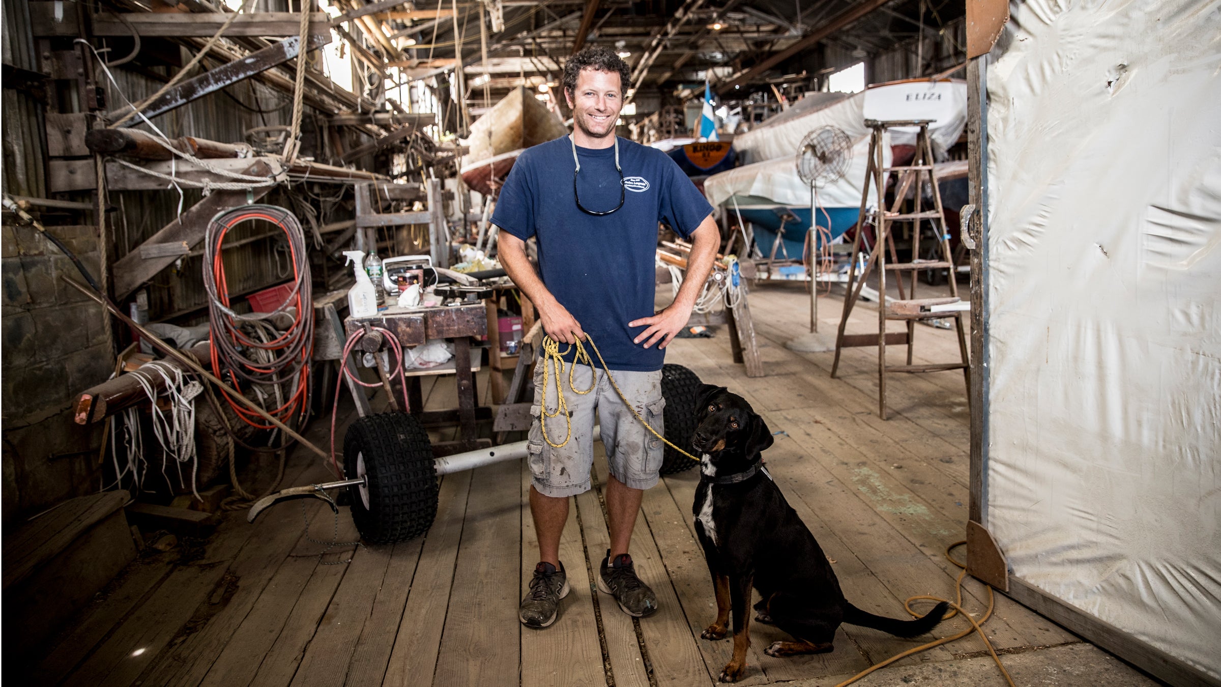 Christian Langendal was born into his father's boatbuilding business in Greenport, New York, near the eastern tip of Long Island. 