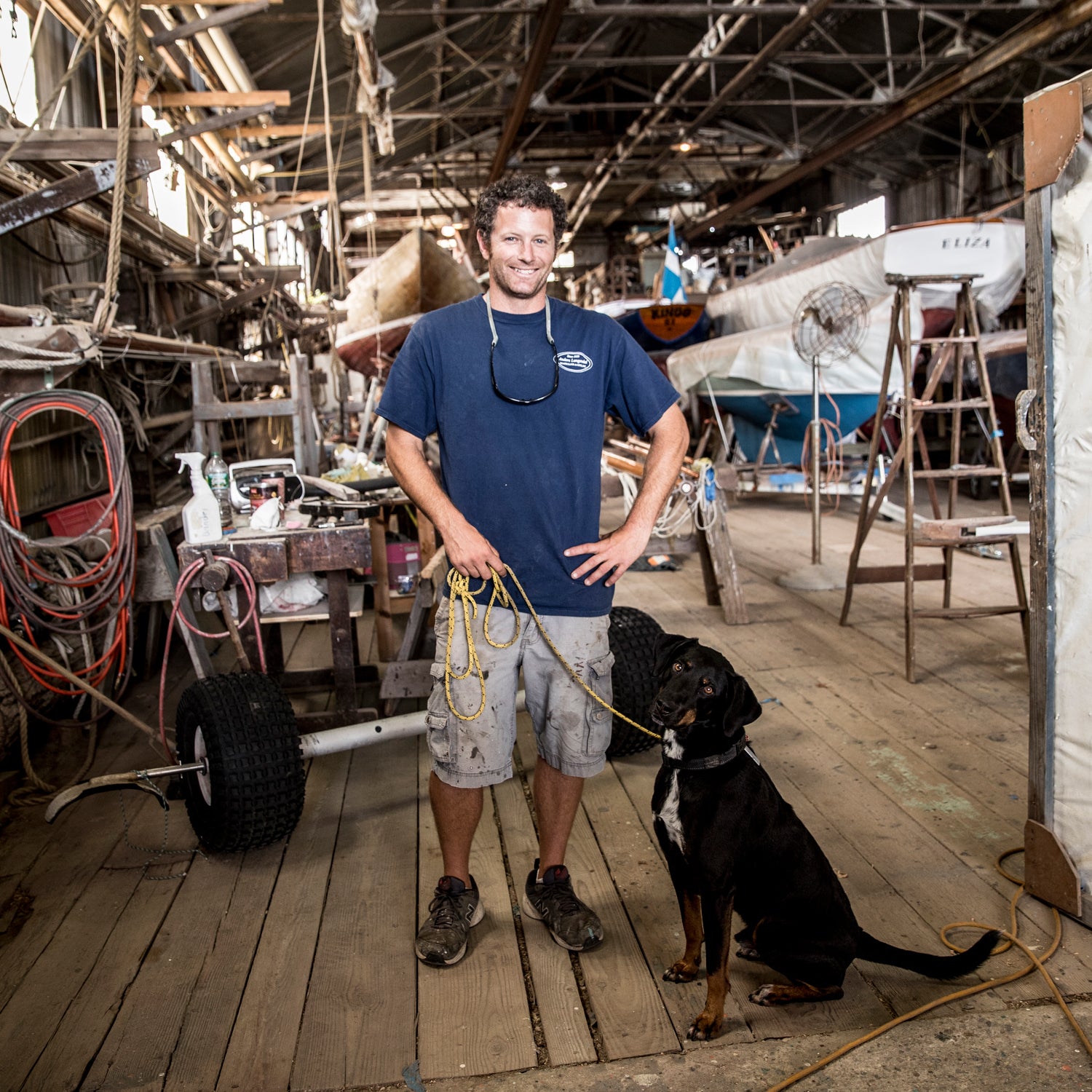 Christian Langendal was born into his father's boat-building business in Greenport, New York near the eastern tip of Long Island.