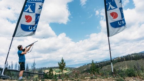 In traditional Colorado fashion, a shotgun start initiated the hike.