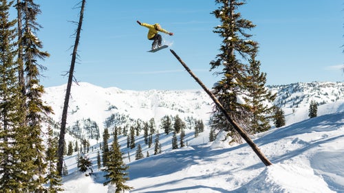 “This is Ben Ferguson in the Wyoming backcountry. From my standpoint, I started with Wyoming because I wanted to map it out as a feature film. Jackson, Wyoming, is Rice’s home. But even though it’s his backyard, we were finding new places. I’ve lived in Jackson 18 years and we were going to all kinds of spots I’ve never seen. “This place we dubbed Mars, because we found this bowl that just had kicker after kicker after kicker. Rice really didn’t want to put anything in the film that had been hit before, and he wanted right out of the gate to start with a hard-hitting, high-energy, super-high-action sequence. It was about a 20-mile snowmobile to get there, with sleds loaded down with camera gear. Not to mention, we’re trying to follow Rice and Brian Iguchi in this expert-level snowmobile terrain. We’d go there a few days before to build the jumps, and then drive out in the dark to get shots at first light. Wyoming was hands down the most physically challenging place the crew operated.”