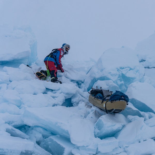 In the 50 plus days it took Larsen, a polar explorer, and Waters, a mountaineer, to reach the geographic pole, they saw firsthand what climate change is doing to the arctic.