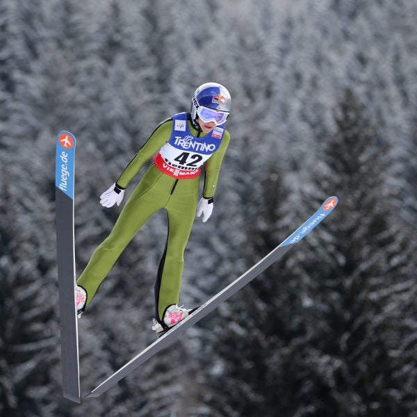 Hendrickson was the first woman to ski jump in the Olympics.