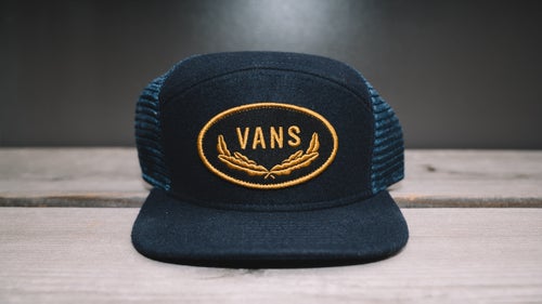 Notice the seam running along the top of the crown? It’s there to make the Sign look like your grandpa’s old hat from his Navy years. We like the wool-blend front panels for cold days on the mountain.
