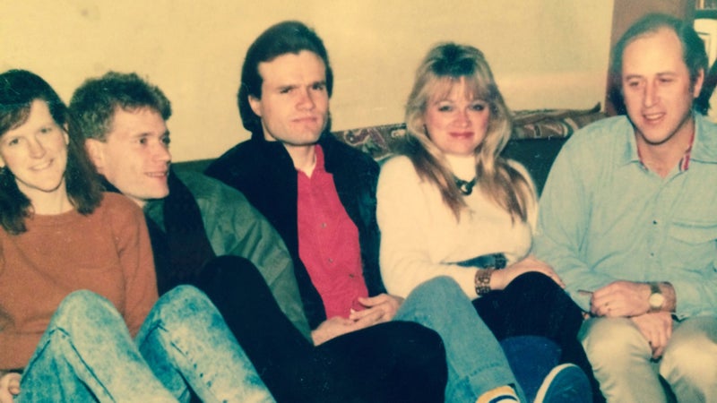 Danny Chew, center, with his siblings.