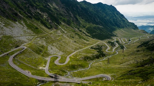 The Transfăgărășan Highway in Romania was an early highlight. This stretch was named the best road in the world by the TV show Top Gear.