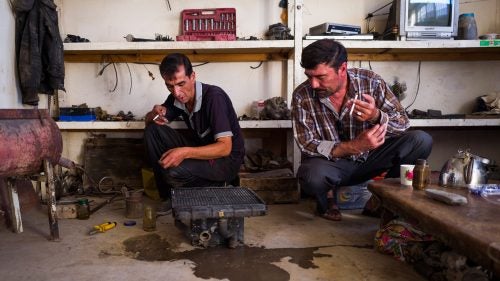On the way out of Turkmenistan, we managed to not only blow our head gasket but also bust a hole in our radiator. Luckily, we found some amazing locals to help us out with the radiator. But we had no time to get the head gasket fixed since our visas were expiring, so we got a tow across the border into Uzbekistan.