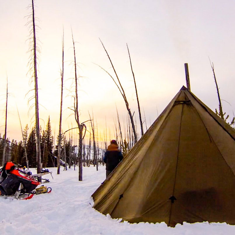 Hot Tent Camping Tips for Cold Weather - Hot Tent Stoves