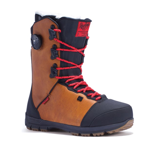 Snowboard boots to match your baseball glove.