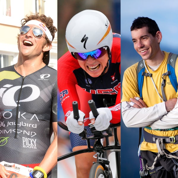 Jesse Thomas, Evelyn Stevens, Alex Honnold, Brenda Martinez, and Jimmy Chin.