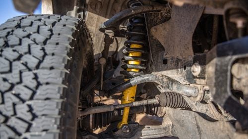 This Australian-made Old Man Emu kit provides a 2.5-inch lift on a Tacoma, so you can get bigger tires on the truck, and thus clear bigger obstacles. The shocks are significantly more durable than what comes stock, and their vehicle-specific valving improves handling when flying down washboard roads. Finally, the springs can carry more weight, so your truck won’t sag after you’ve added those custom bumpers, back drawers, or rooftop tent.
When getting a new suspension system or other aftermarket products installed, look for a shop that specializes in off-road vehicles. We worked with New Mexico’s Tactical Application Vehicles, one of the country’s leading spots for these kinds of modifications.