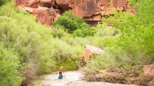 After few days, Kloer settled into a smooth pace on the river, and the Escalante Canyon began to tower above our heads. The canyon and its spider arms were the last terrain in the lower 48 to be mapped: a testament to just how exceptionally rugged and secluded this landscape is. In May 1872, ten men from the Kanab Mormon settlement took off on horseback to find a boat that had been cached near the Dirty Devil River. Geographer Almon Thompson—brother-in-law of the great Western explorer John Wesley Powell—was in charge. When the crew realized they’d discovered an entirely unmapped river, they spent the next six years mapping the area.