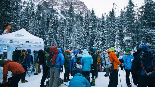 On day one, the excitement and anticipation among climbers wasn’t dampened by the frigid temperatures. It is an ice climbing festival, after all.