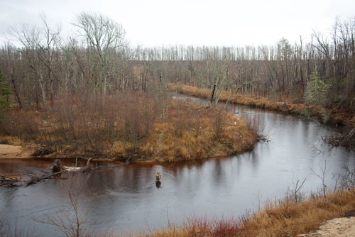 Steelhead are finicky and elusive—that holds true whether you’re in the Pacific Northwest or Michigan’s Upper Peninsula. Long days are guaranteed. In our case, we even added a little rowing to access the mouth of the river before walking upstream.