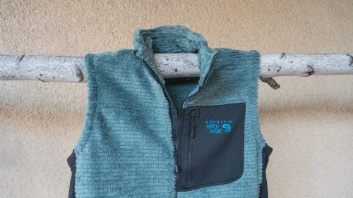 Mountain Hardwear Monkey Man Vest ($83)
Thick, chunky fleece is back. This vest has an athletic fit and stretchy side panels, so it fits well under a jacket.