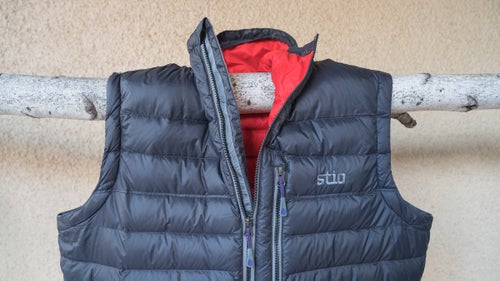 Stio Hometown Down Hooded Vest ($166)
The 800-fill down makes this is one of the warmest vests we’ve ever tested. Throw in the helmet-compatible hood and DWR coating, and you might never wear sleeves again.