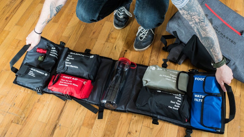 Everything is easy to find, and easy to understand. Perfect for gear that will likely only ever be used once, in an emergency.