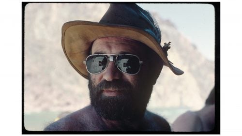 My father on our third trip, in 1985. He always wore his signature leather hat, and the duct-taped glasses repair was standard for him. In this image, he is much younger than I am now.