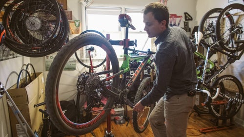 A sturdy work stand is “the highest priority—it’s like the first thing you have to buy,” Baddick says.