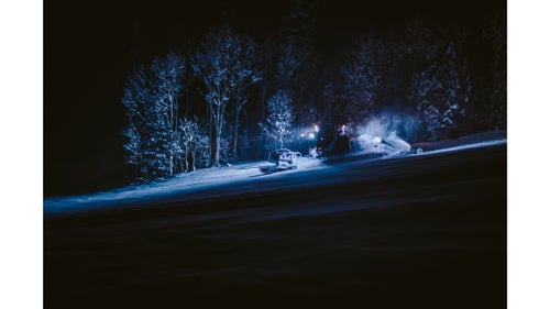 It’s easy to forget the work that goes on behind the scenes to prepare, maintain, and repair our ski hills. This winter, Salt Lake City–based photographer Will Saunders embedded with Park City’s night shift ski-cat crew, who are responsible for making the corduroy on one of the largest collections of groomed runs in the country.
Saunders: Almost every groomer I talked to said the best perk of the job was seeing the sunrise each morning. However, when the sun begins to rise, so does the pressure. All cats must be off the mountain by 9 a.m. As the deadline nears, the radio fires off updates of what needs to get finished before the lifts open. Once the first skiers are in line, all the cats scurry back to the warehouse, not to be seen again until midnight.