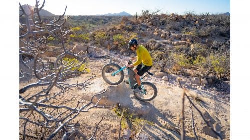 Carr out on a dawn-patrol mission on Cabo Pulmo’s locally developed singletrack, with about ten miles of well-marked trails. We were pleasantly surprised by how sweet the trail system is.