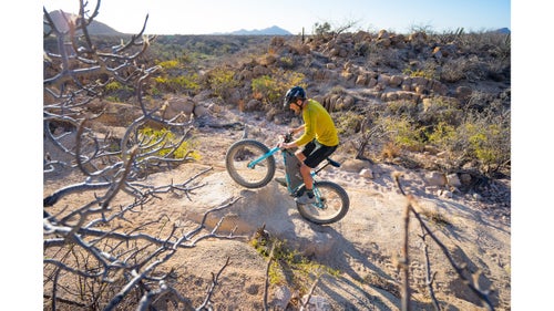 Carr out on a dawn-patrol mission on Cabo Pulmo’s locally developed singletrack, with about ten miles of well-marked trails. We were pleasantly surprised by how sweet the trail system is.