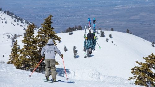 In case you were wondering: it’s totally possible to pull and land backflips on backcountry skis with backcountry boots and tech bindings.
