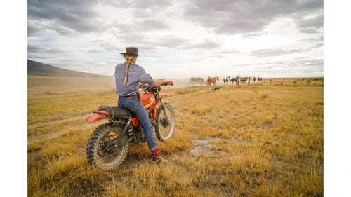 Ranchlands is a Colorado-based ranching and land management company that stewards more than 300,000 acres of rangelands across the American West in partnership with landowners. While meat is often considered the primary product of ranchers, conservation is the product for Ranchlands. Since 2000, the organization’s management style, which focuses on restoring vegetation and wildlife—primarily cattle and bison—in addition to community engagement and education, has been celebrated as a model in conservation circles. In November, Charles Post visited The Nature Conservancy’s Medano-Zapata Ranch, which is managed by Ranchlands, in southern Colorado, for its annual bison roundup. Here, Post highlights some of the people and stories behind this new, young wave of conservationists. Photo: Kate Matheson of Ranchlands pauses after zipping across the range on her motorbike to bring a herd of horses back to the pasture after a long day.