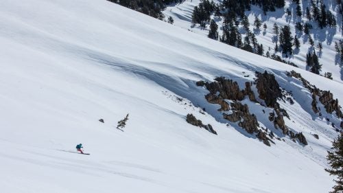 Testing skis in the Wolf Creek backcountry area, just off James Peak.
