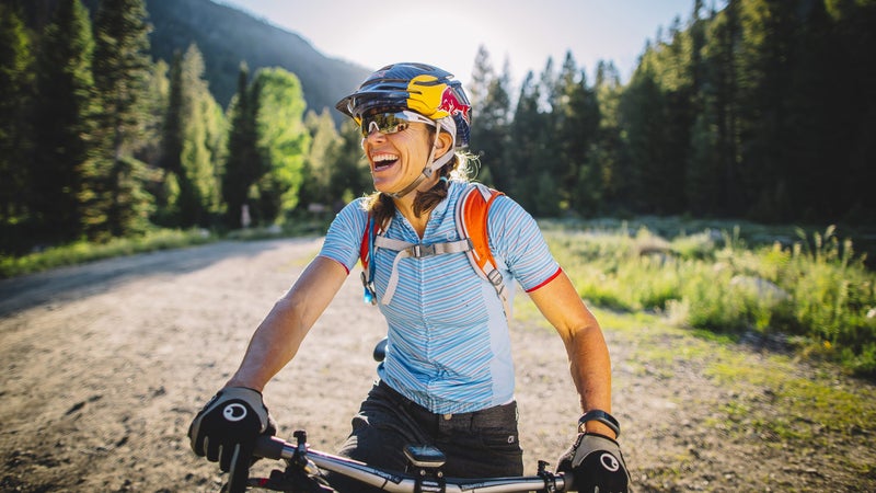 World-champion mountain biker Rebecca Rusch believes that women aren't remotely close to maxing out their genetic capabilities.