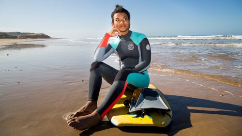 For Moroccan families, letting their daughters participate in sports—especially something as new as surfing or bodyboarding—can be problematic. More-traditional families find the formfitting wetsuits immodest and still associate the sport with hippies, drugs, and delinquency, said Hamid Islami, the coordinator between the Royal Moroccan Surfing Federation and the Ministry of the Interior. This is why the first time Oumaima Khalifi tried bodyboarding, she kept it a secret, borrowing a board from a friend. Khalifi, 19, is currently ranked eighth in Morocco, but she says it took time to gain her family’s support. Still, no one in her family has seen her compete yet.