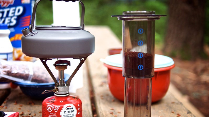 Sure, you can just squeeze coffee through an AeroPress. But take the time to learn to use one, and you'll develop the ability to make any kind of coffee you'd like, quickly and easily. Even lattes and other fancy drinks. And cleanup couldn't be easier. A dedicated coffee setup like the one pictured here is also a great travel companion—you'll never stop for a bad cup of coffee at a dirty truck stop again.