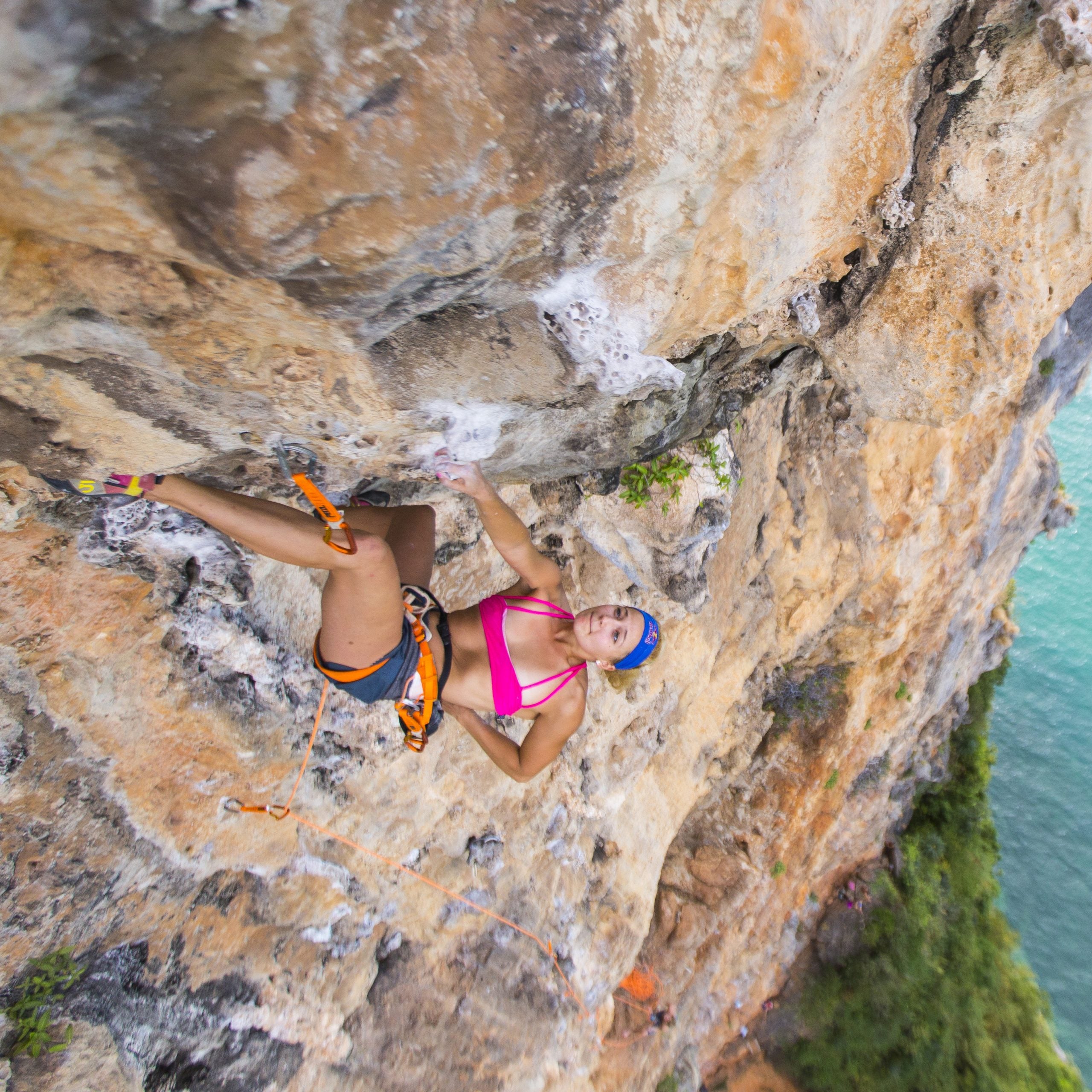 Even pro climber Sasha DiGuilian struggles with body image, but she reminds girls around the world that they can all work together to redefine beauty standards.