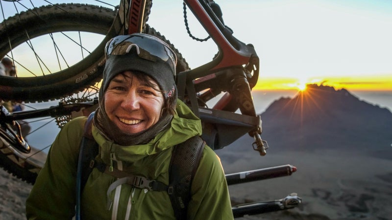 Rusch prepares to attempt the summit of Mount Kilimanjaro
