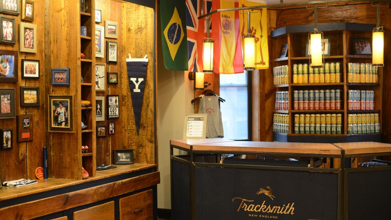 The Eliot Lounge recreated in Tracksmith.