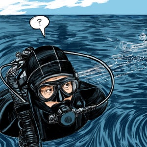 The divers had not drifted. Their anchor had held. And they were in precisely the right place. The ship, on the other hand, was not.