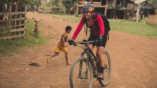 Red Bull Media House’s small production crew also had to endure the elements and changing landscape. For much of the time, they road enduro motorbikes with cameras and gear strapped on.