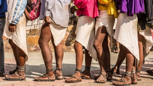 The sandals in which the Tarahumara run—called huaraches—have rubber soles made from old tires and held together with leather straps. In Born to Run, McDougall credited the huaraches with some of the Tarahumara’s running prowess and consequently launched the minimalist footwear craze.