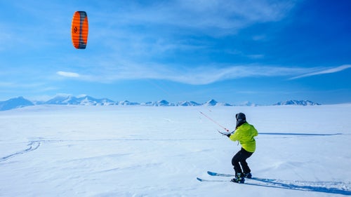 The wind began to pick up a few days into our expedition, but in gusts that were rarely strong or consistent enough to pull us and our sleds.