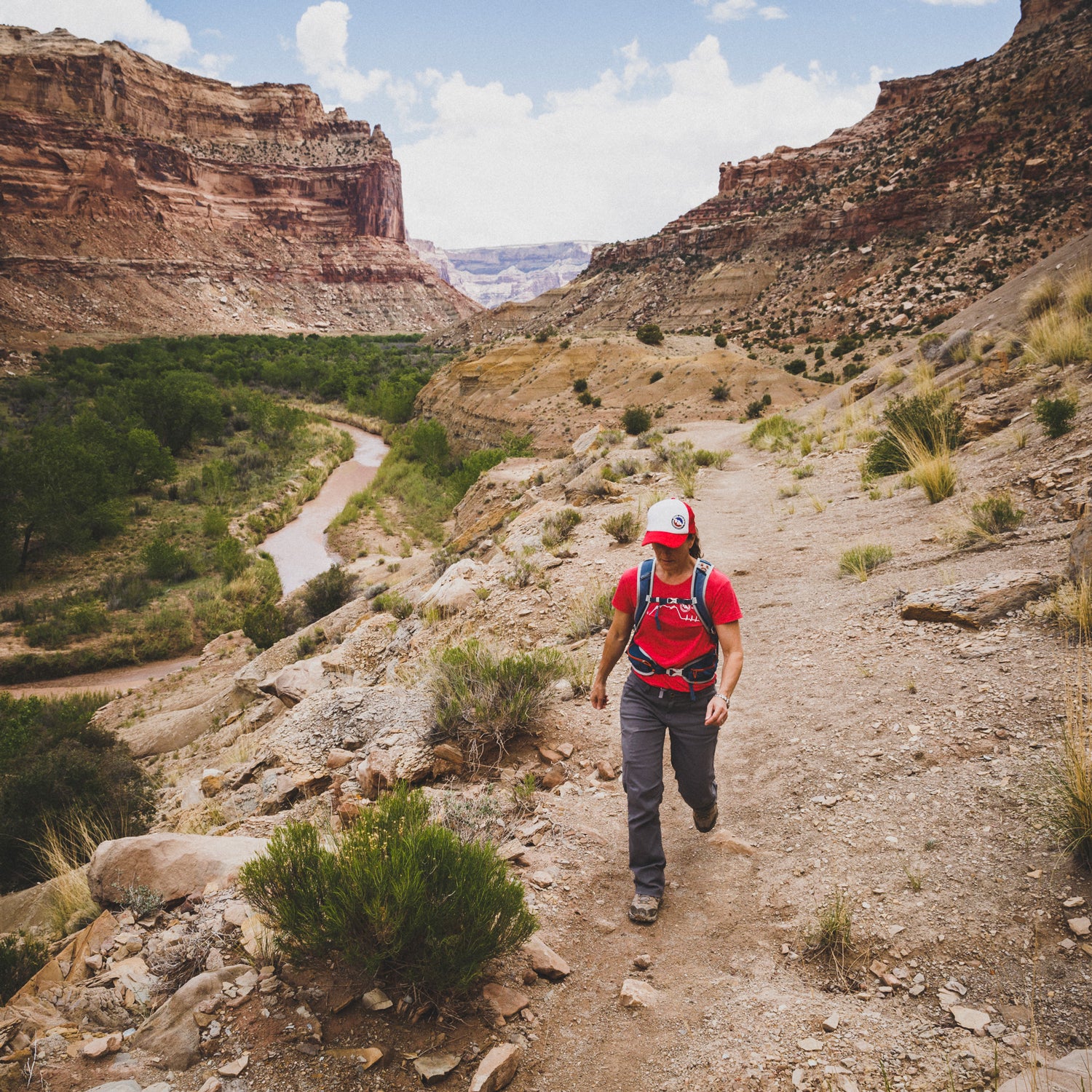 Whether hiking or running, summertime heat can take a toll. Here's how to prepare.