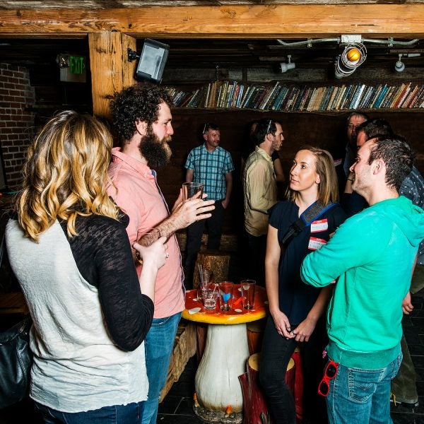 A Mappy Hour event in Denver in March.