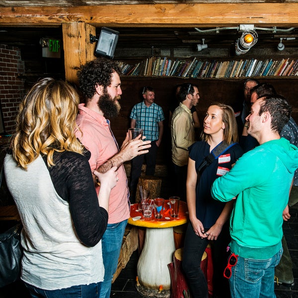 A Mappy Hour event in Denver in March.