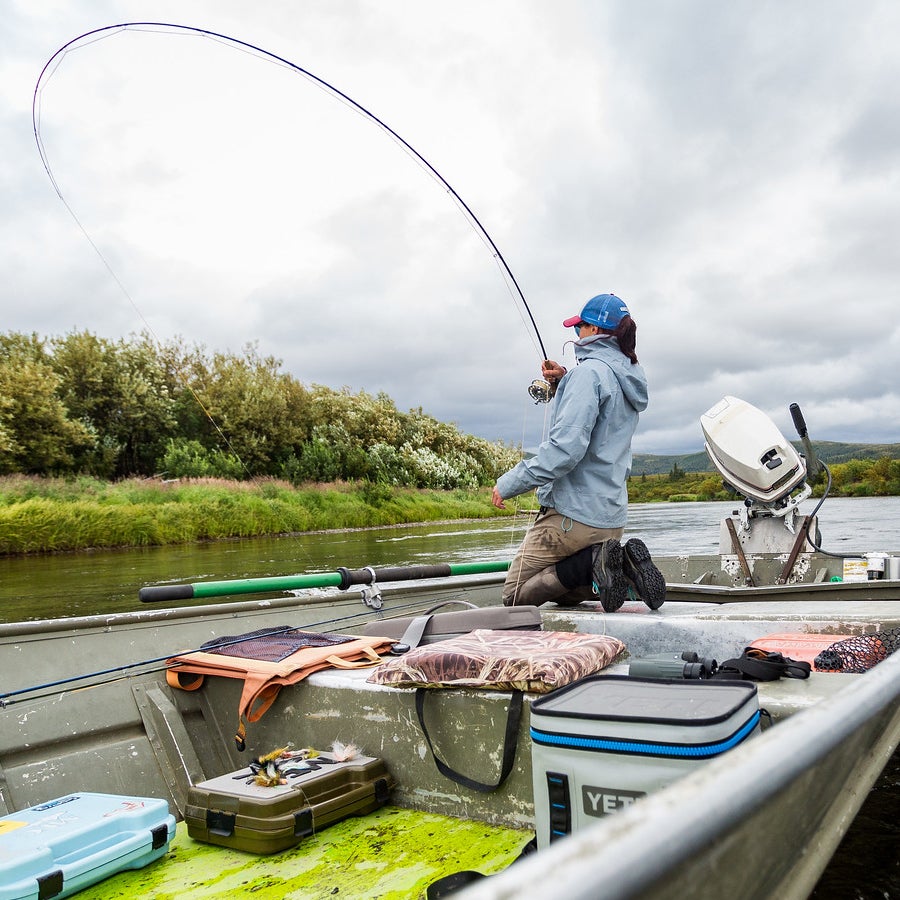 Camille Egdorf knows the best strategies to catching fish on the fly.