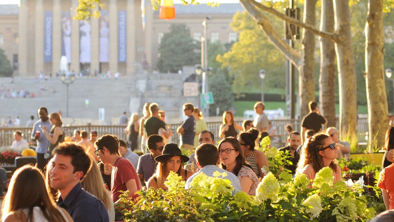 Philadelphia's garden party