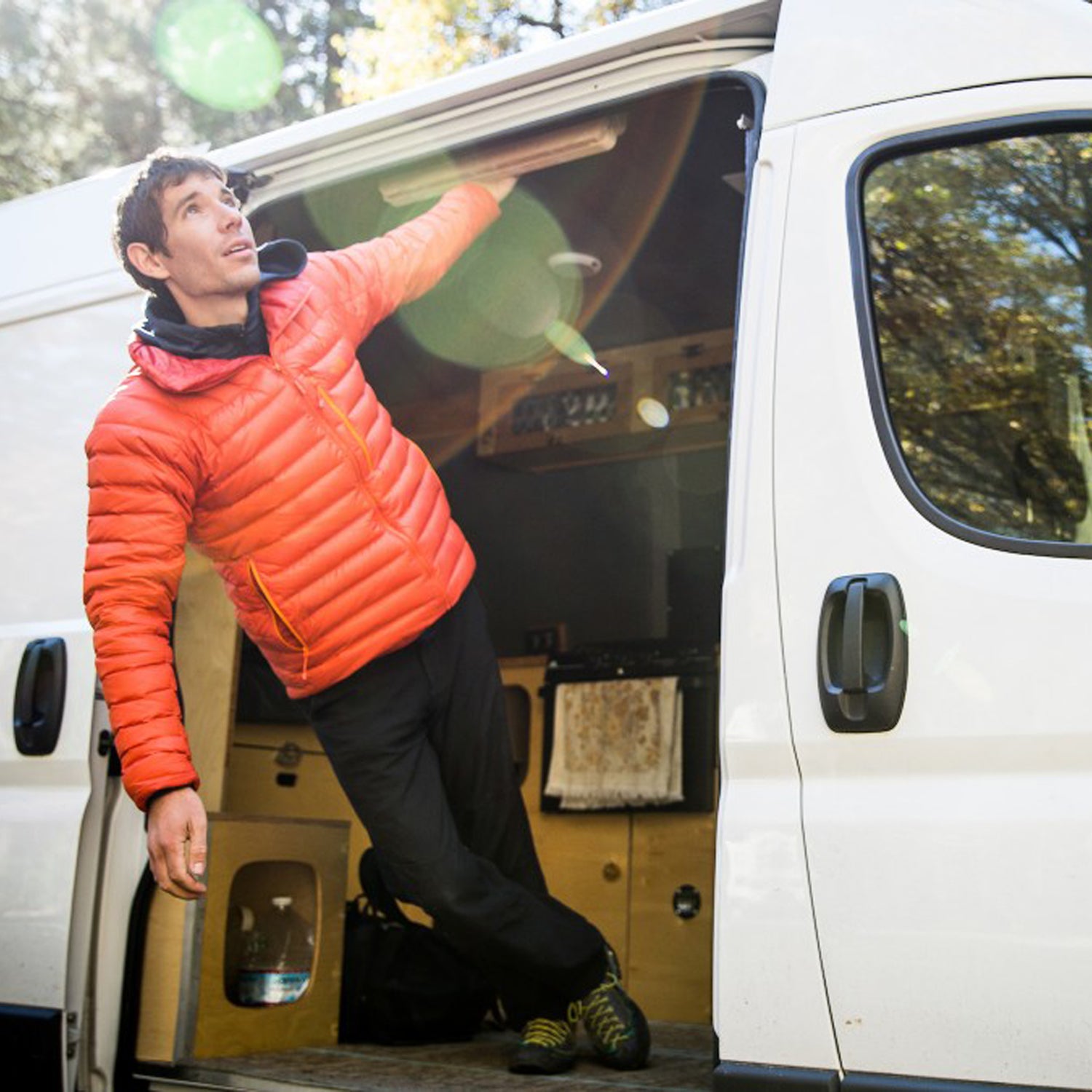 Alex Honnold lives simply and everything he owns serves a unique purpose.