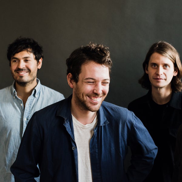 Robin Pecknold (center) with his Fleet Foxes bandmates.