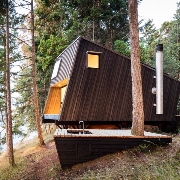 A sleek modern minimalist design matched with off-grid features.