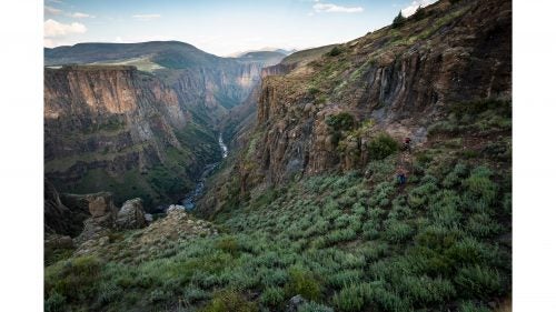 Our six-day ride began at the Maletsunyane Gorge, the country’s best-known tourist attraction. We spent the next five days riding through landscapes that were breathtaking, but not once did we encounter another tourist.