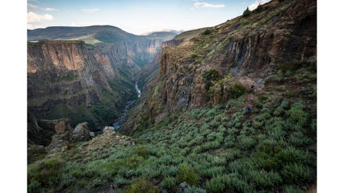 Our six-day ride began at the Maletsunyane Gorge, the country’s best-known tourist attraction. We spent the next five days riding through landscapes that were breathtaking, but not once did we encounter another tourist.